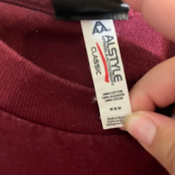 Classic dot men's Santa Cruz t-shirt size medium in burgundy - Picture 11 of 12